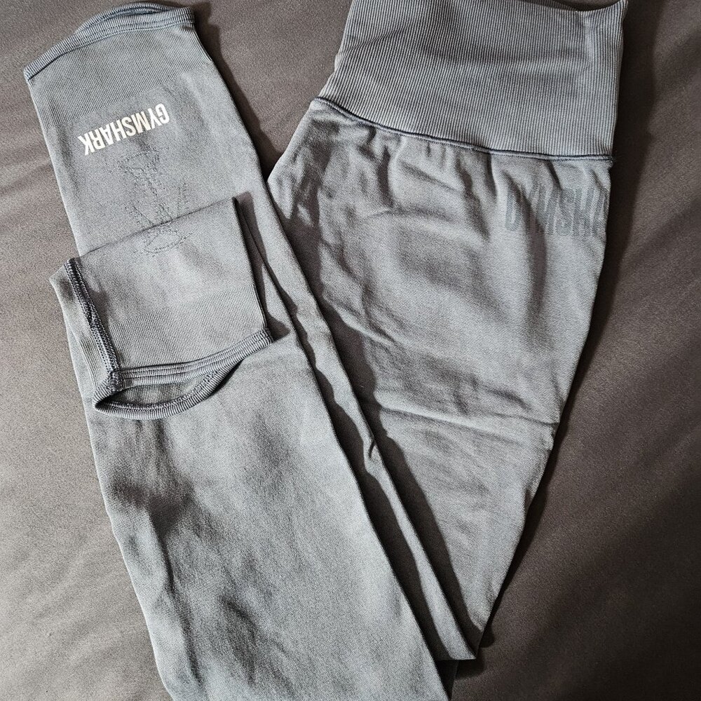 Gymshark Gray High-Waist Seamless Leggings